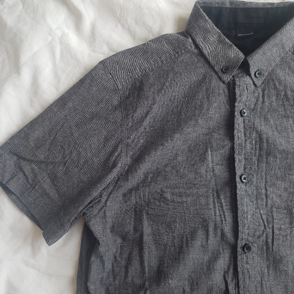 COMUNE Grey speckled Button up - Picture 1 of 5